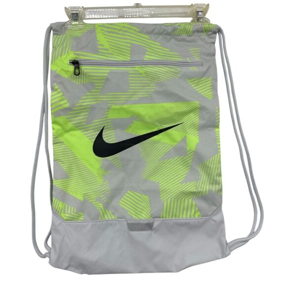 Nike Drawstring Backpack and Water Bottle cinch top neon graphic print - Picture 6 of 7